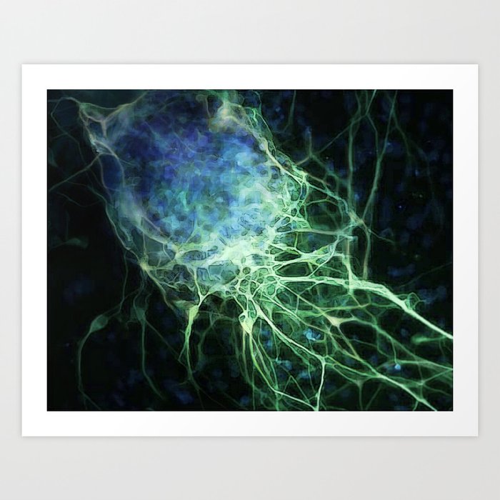 Stem Cell Becoming a Nerve Art Print