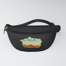 Gran Paradiso mountain climbing gift. Perfect present for mother dad father friend him or her Fanny Pack