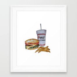 Cook Out Tray Framed Art Print