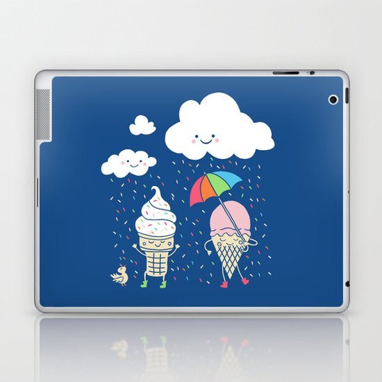 Cloudy With A Chance of Sprinkles Laptop & iPad Skin