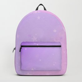 Purple Stars in a Candy Sky Backpack | Ultraviolet, Unicornart, Unicornsky, Graphicdesign, Cottoncandysky, Pantone, Digital, Sunset, Pinksky, Purplesky 