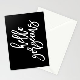 hello gorgeous Stationery Cards