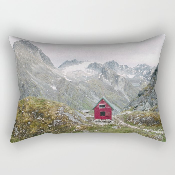 Mint Hut Rectangular Pillow