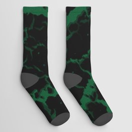 Cracked Space Lava - Forest Socks