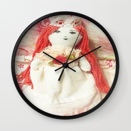 Princess Rosey Wall Clock