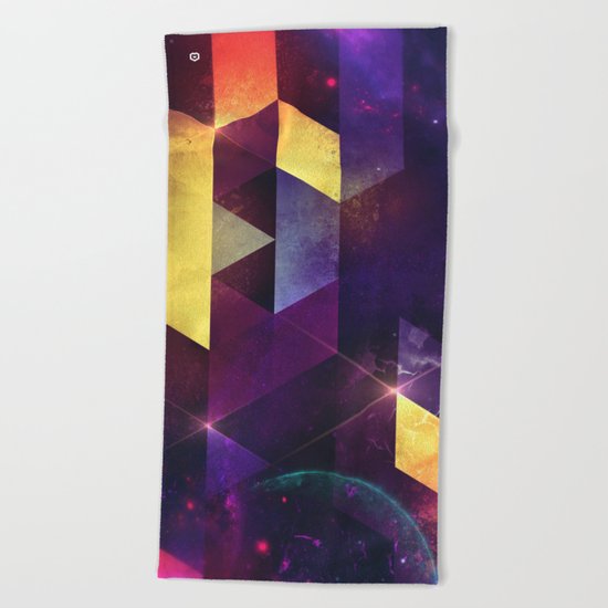 cryxxyng spyce Beach Towel