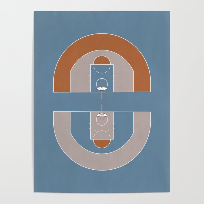 Basketball Court Collection #3 Poster