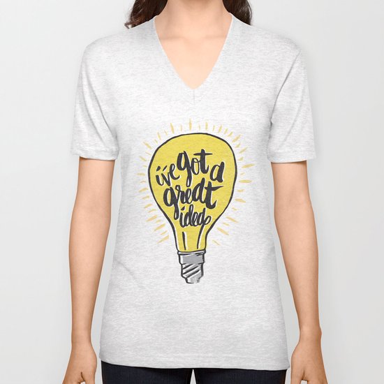 ...good idea. Unisex V-Neck