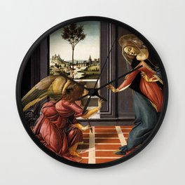 Sandro Botticelli - Cestello Annunciation Wall Clock