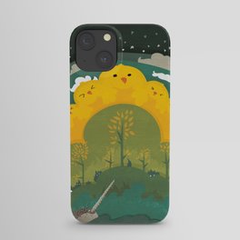 A Day on Chicken Mountain iPhone Case