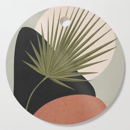 Tropical Leaf- Abstract Art 5 Cutting Board