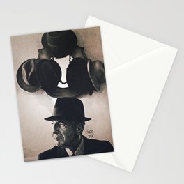 Leonard Cohen hats Stationery Card