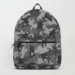 Skater Camo B&W Backpack | Skateboarding, Gifts, Skateboarder, Skateboard, Skaters, Skating, Gift, Skater, Militaristic, Graphicdesign 