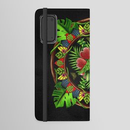 Jungle Love Birds Hearts Parrots Mandala Valentine Android Wallet Case