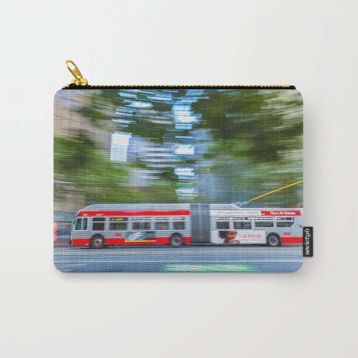 Bus In Motion Carry-All Pouch