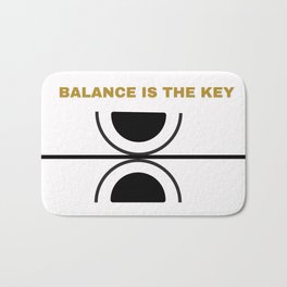 Balance is the Key Bath Mat