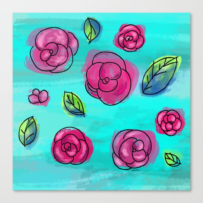 Flor Canvas Print