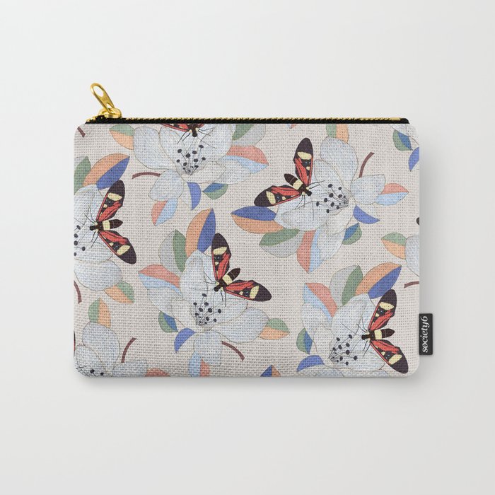 Magnolia flower and insect Carry-All Pouch