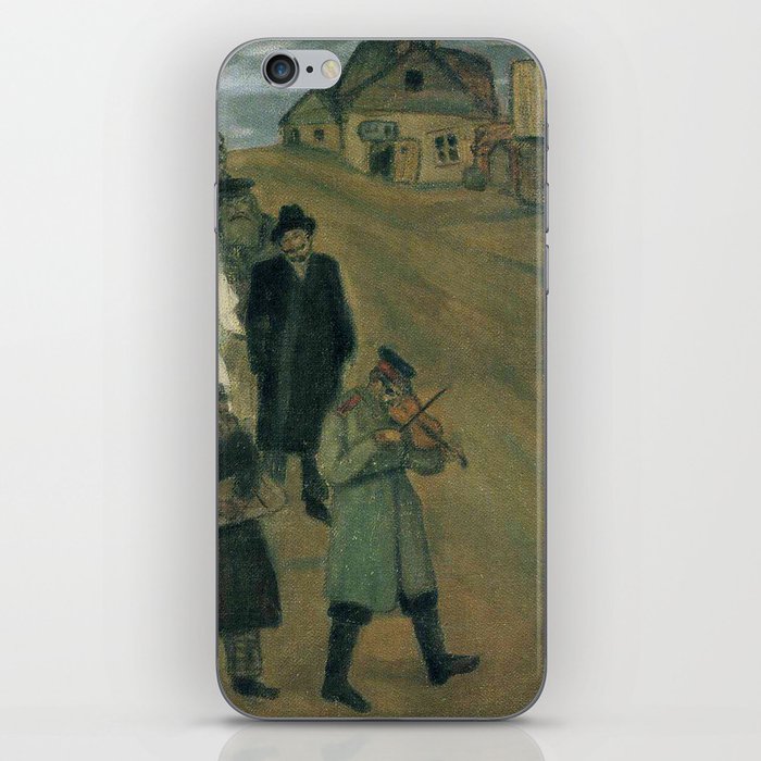 Russian Wedding, 1909 - Marc Chagall-Russian marriage records iPhone Skin
