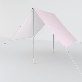 Ultra Pale Pastel Pink Solid Color Hue Shade - Patternless Sun Shade