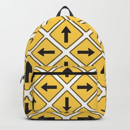 Any Which Way Backpack | Anywhichway, Pattern, Johnlogan, Iamjohnlogan, Streetsign, Graphicdesign 