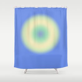 Aura Blue  Shower Curtain