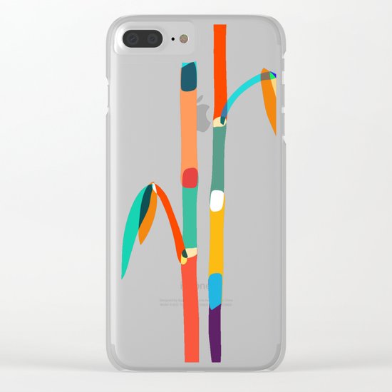 Couple of Bamboo Clear iPhone Case