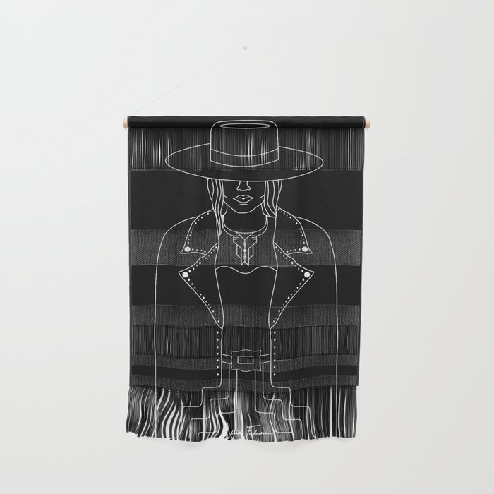 Lady Outlaw Wall Hanging