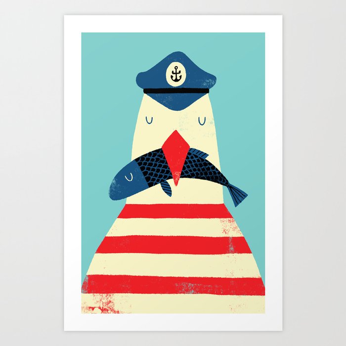 A Sailors Life For Me Art Print