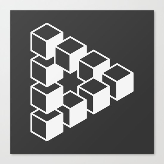 Optical Illusion Canvas Print
