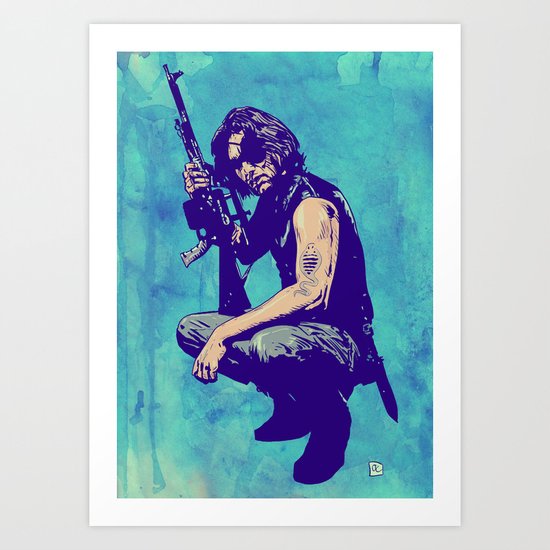Snake Plissken Art Print