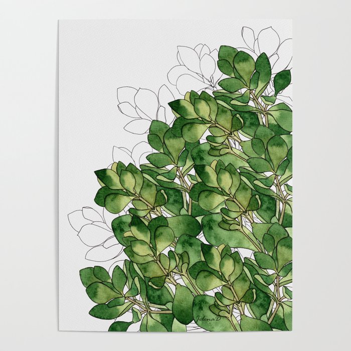 Botanical Breeze  Poster