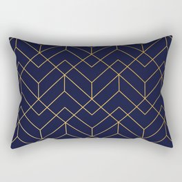 Geometric Lines Rectangular Pillow