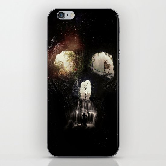 Cave Skull iPhone Skin