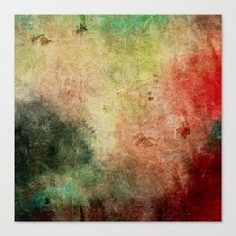 Old red green yellow Canvas Print