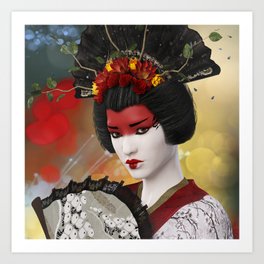 Geisha 2020 Art Print