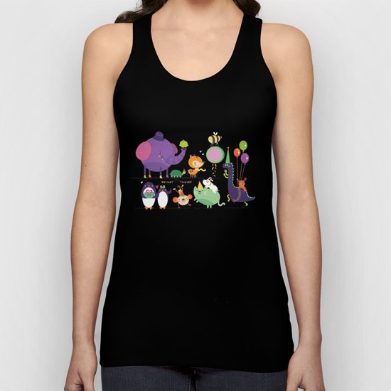 Party animals Unisex Tank Top