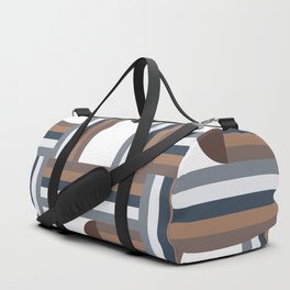 Stripes & Halfmoons Duffle Bag