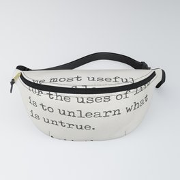Antisthenes quote Fanny Pack