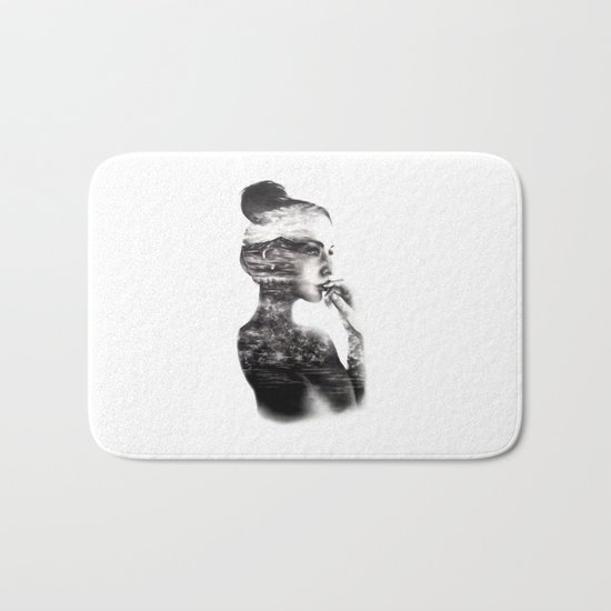 Vagabond // Fashion Illustration Bath Mat