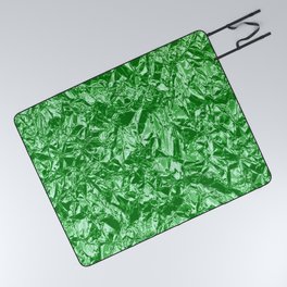 Light Green Foil Modern Collection Picnic Blanket