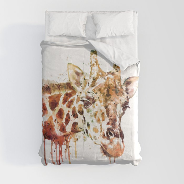 Giraffe Head Comforter