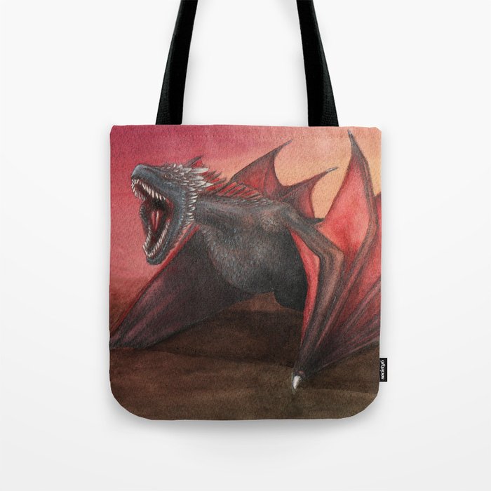 Red Dragon Tote Bag