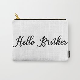 Hello Brother Carry-All Pouch | Tvd, Bonie, Quotes, Vampire, Tv, Graphicdesign, Stefan, Pattern, Matt, Lovely 