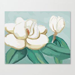 April Magnolia Canvas Print