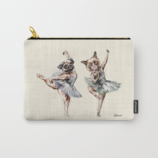 Hipster Ballerinas - Dog Cat Dancers Carry-All Pouch