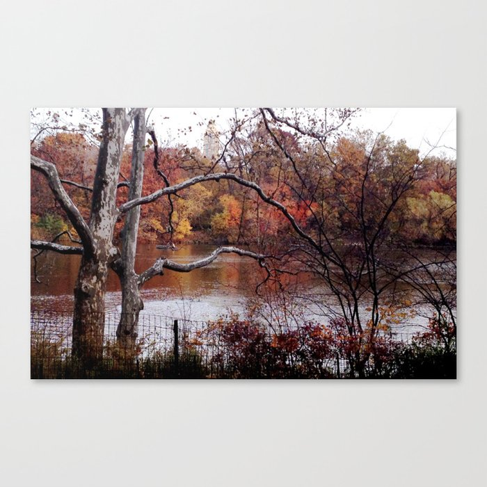 Fall in Central Park Canvas Print