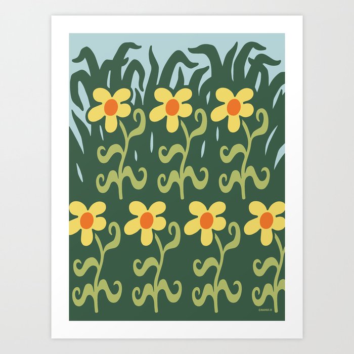 Garden Dance Art Print