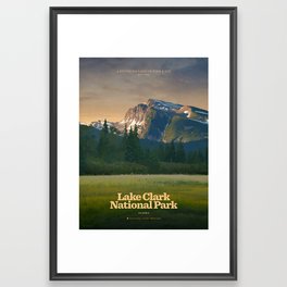 Lake Clark National Park Framed Art Print