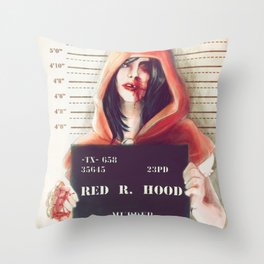 Red Riding Hood Throw Pillow